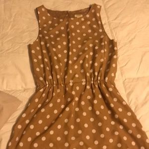 Jcrew polka dot dress
